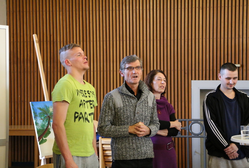 Impressionen Vernissage "Um zu überleben malen" JVA Siegburg